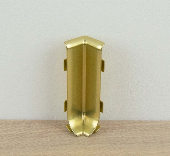 5504_BI - Binnenhoek geborsteld zijdeglans goud (bij 5504) - Aluminium bewerkt - 10 x 60 mm