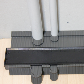 HV02 - afschrijfvorm van Plintenfabriek voor het gemakkelijk leggen van je vloer.
