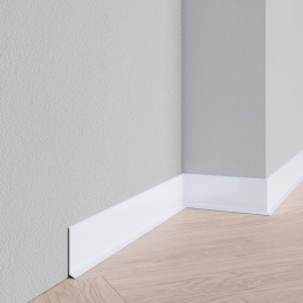 Plintenfabriek | Aluminium plint glanzend wit - eenvoudig online bestellen