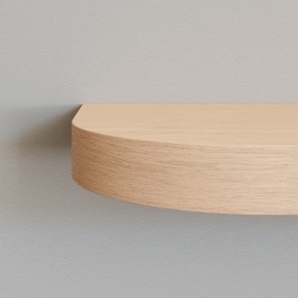 Plintenfabriek | Wandplank rond beuken - eenvoudig online bestellen
