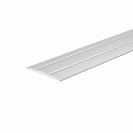 AMP - Overgangsprofiel - Aluminium bewerkt - Geanodiseerd zilver (2) (thumbnail)