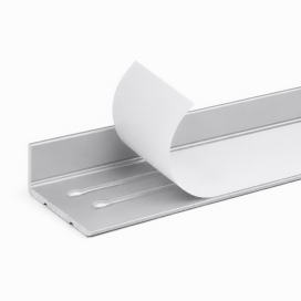 HKP - Hoekprofiel - Trapneusprofiel - Aluminium bewerkt - Geanodiseerd zilver 25 X 10 (3) (thumbnail)