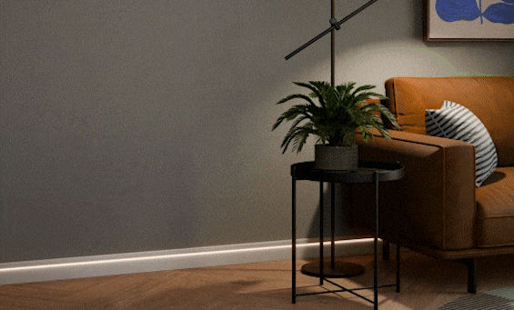 LED-plinten Industriele stijl
