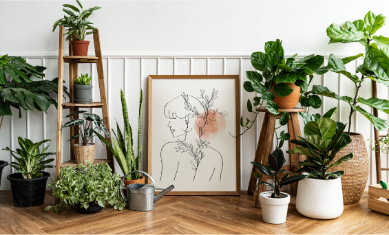 Botanische woonstijl