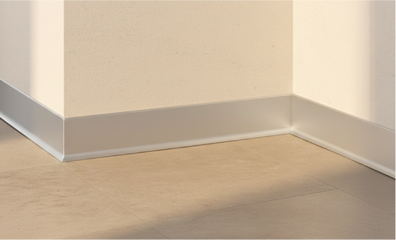Aluminium plinten